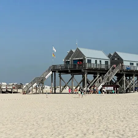 Sky & Sand Spo Strandhutte I Boxspringbett, Strandnah, Direkt Am Leuchtturm, Eigener Eingang شقة *